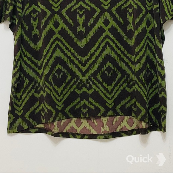 S - NWT Attitudes By Renee Concepts Print Top - Picture 4 of 8